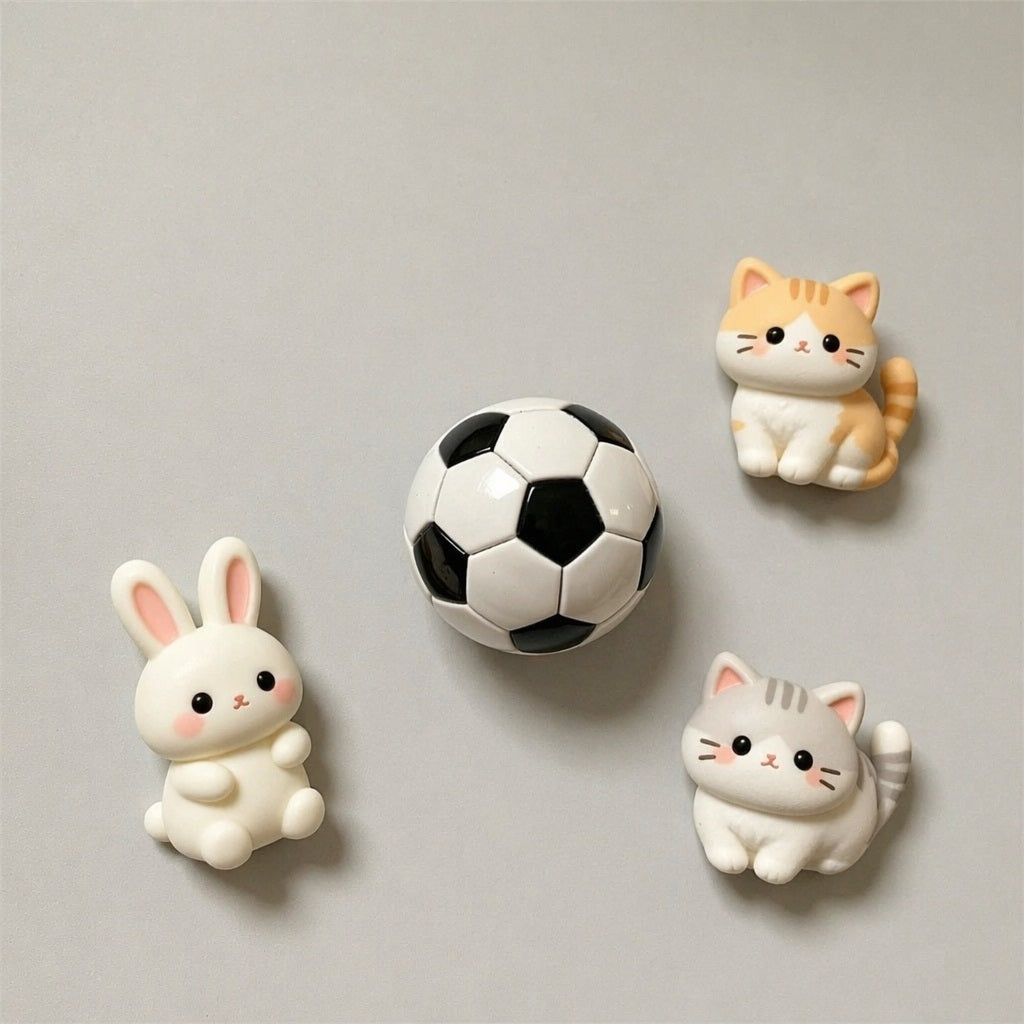 2026 World Cup Soccer Fridge Magnet, US Canada Mexico Host Country Flags, Football Tournament Fan Collectible Souvenir Magnet