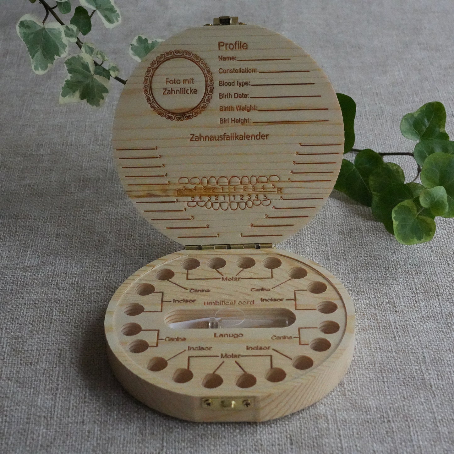 Personalized Wooden Tooth Fairy Box With Name,Milk Tooth Box Keepsake,Baby Shower Gift,Unique Gift, Back-to-school Gift,Baby Gifts For Birth
