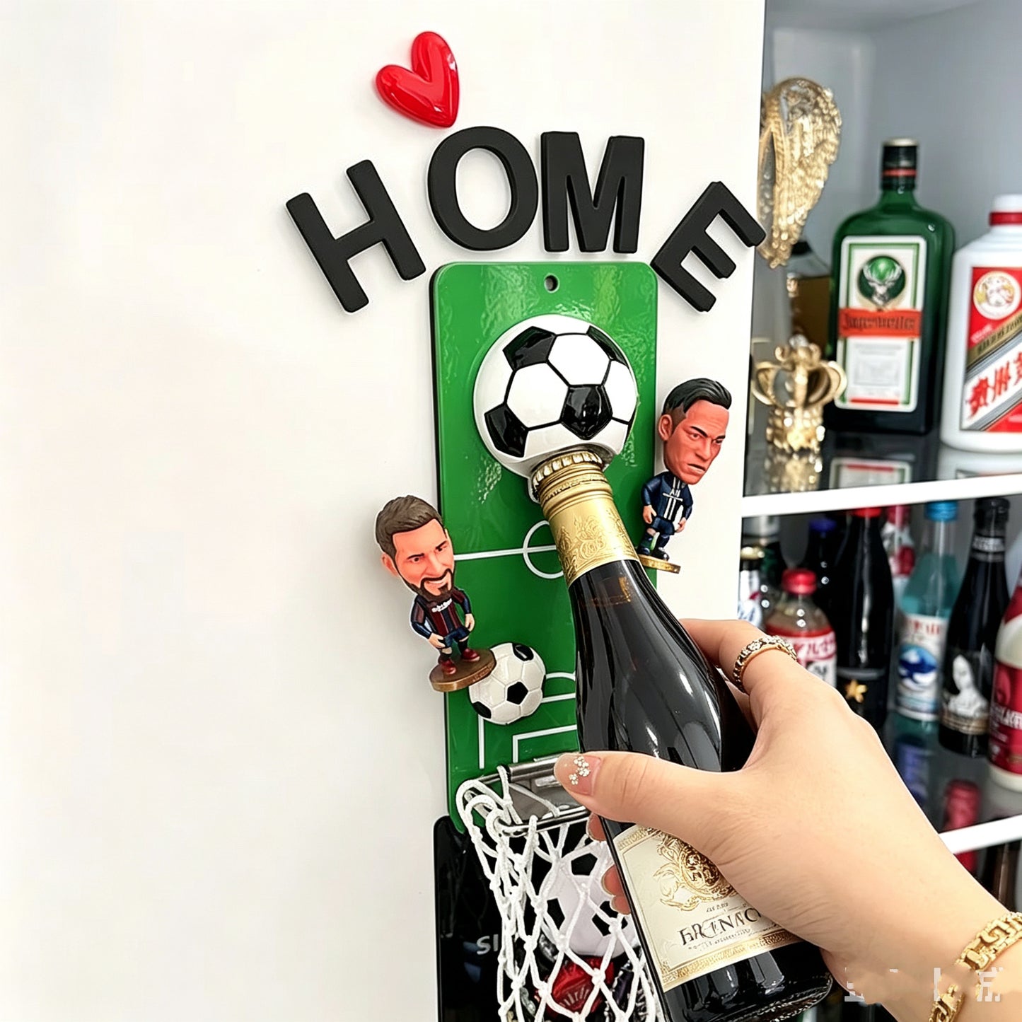 World Cup Gift Soccer Ball Bottle Opener Magnet, Football Gifts, Soccer Gifts, Football Lover Gift, Football Fan Gift, Soccer Ornament