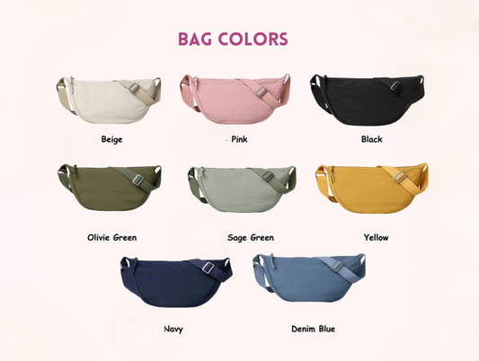 Personalized Kids Fanny Pack, Custom Embroidered Name Belt Bag, Toddler Crossbody Sling Bag, Cute Custom Bag with Name, Gift for Girls & Boys