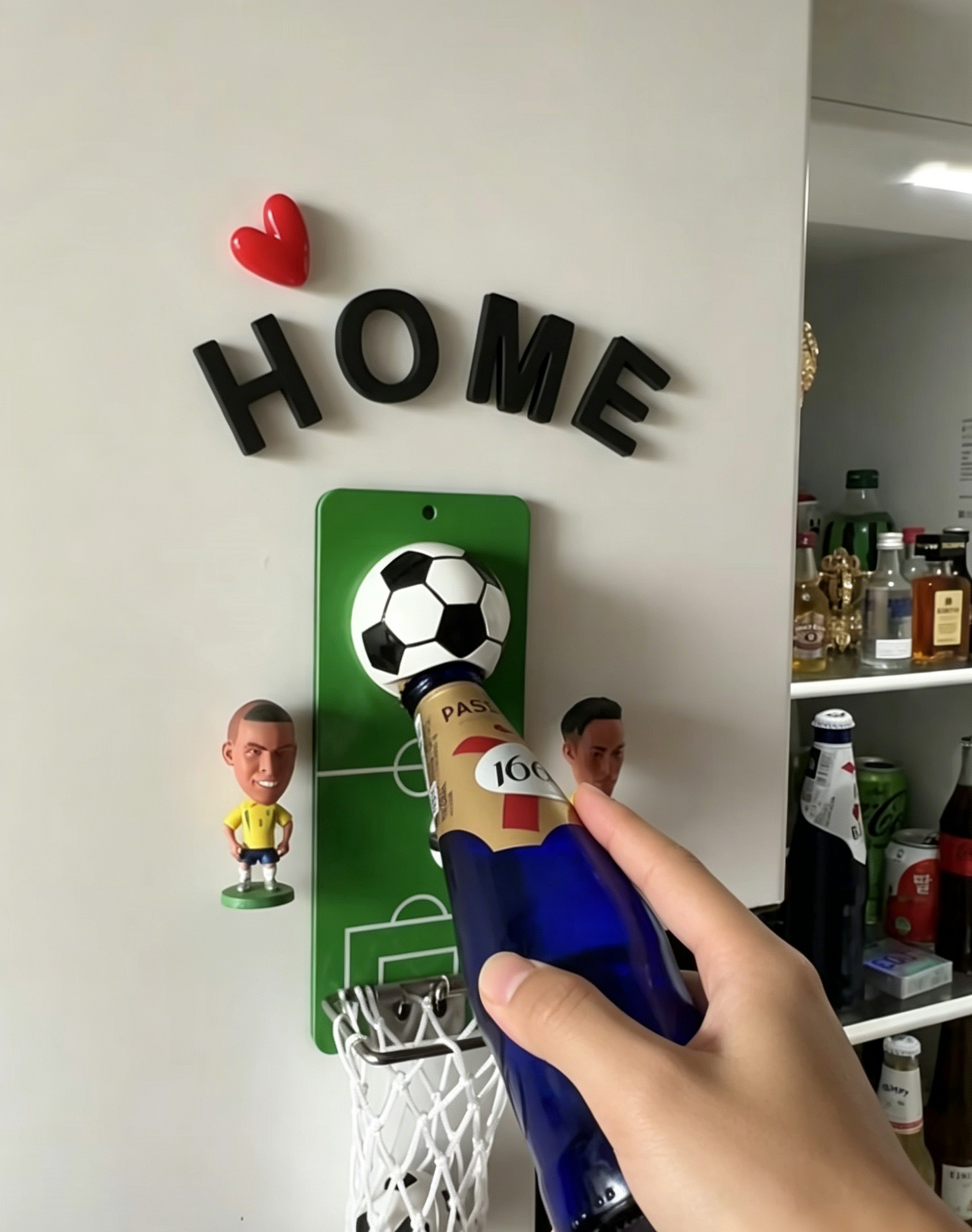 World Cup Gift Soccer Ball Bottle Opener Magnet, Football Gifts, Soccer Gifts, Football Lover Gift, Football Fan Gift, Soccer Ornament