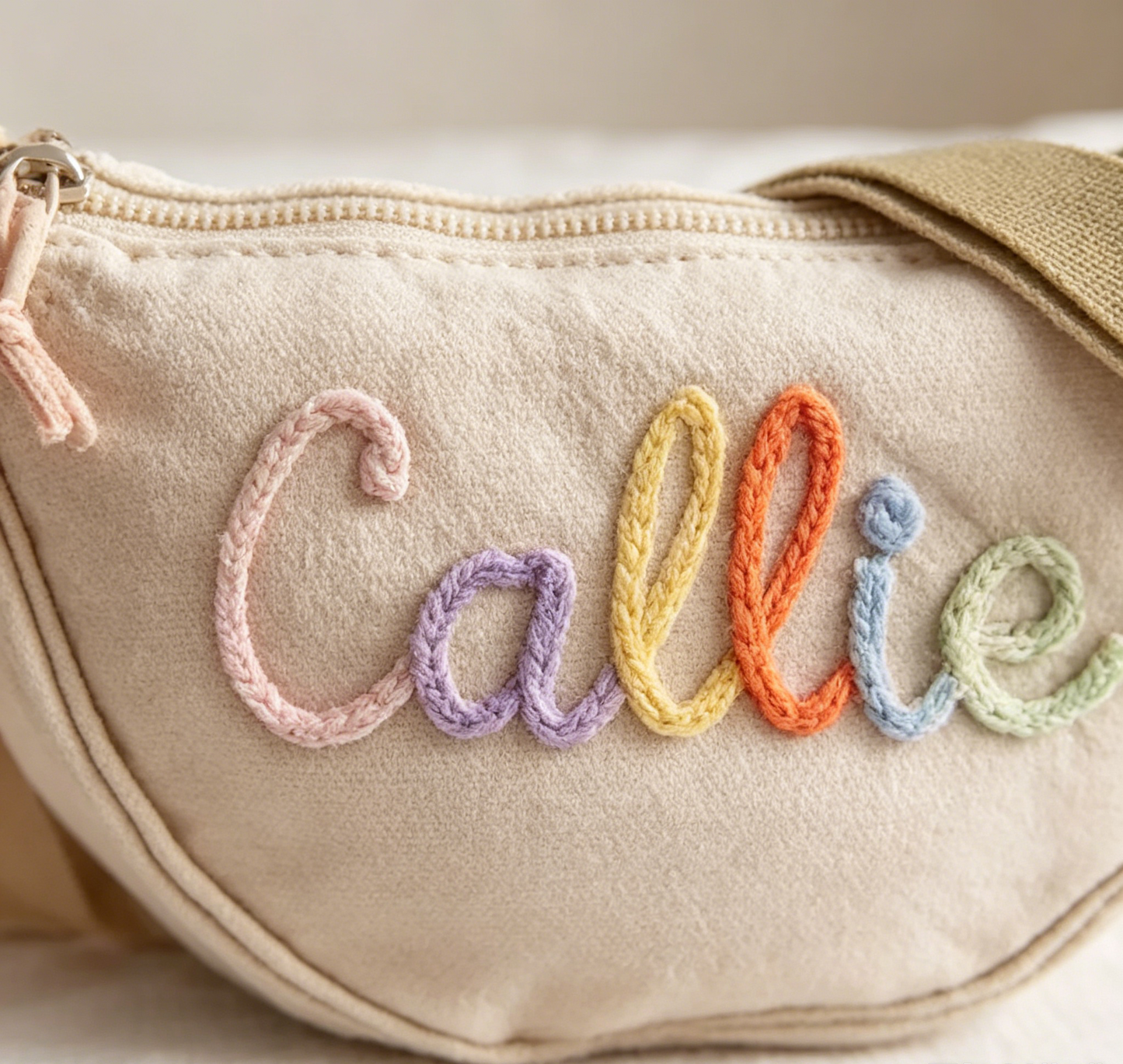 Personalized Kids Fanny Pack, Custom Embroidered Name Belt Bag, Toddler Crossbody Sling Bag, Cute Custom Bag with Name, Gift for Girls & Boys