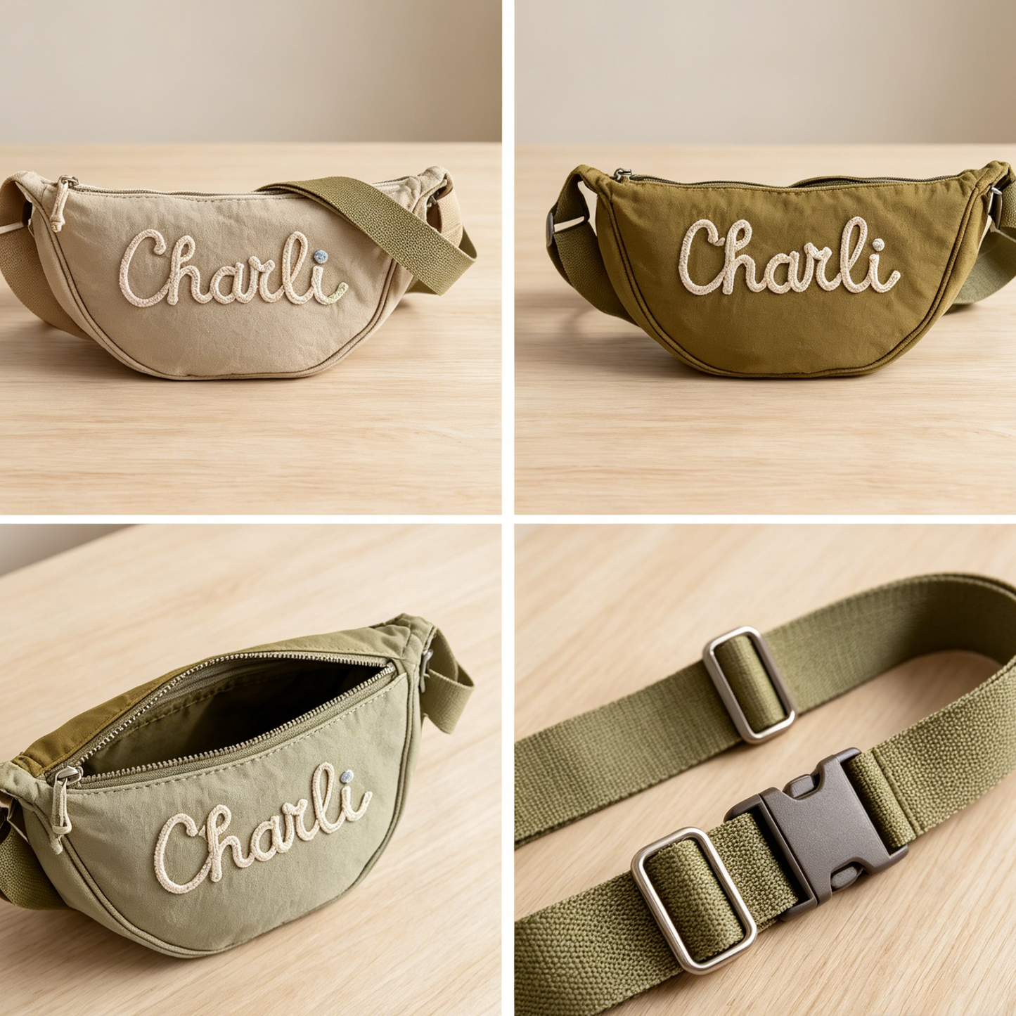 Personalized Kids Fanny Pack, Custom Embroidered Name Belt Bag, Toddler Crossbody Sling Bag, Cute Custom Bag with Name, Gift for Girls & Boys