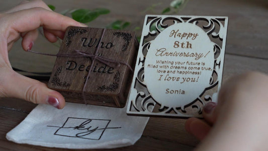 Personalized Baby Decision Coin With Wooden Box And Card,Wooden Coin,Engraved Parent Decision  Flip Coin,Baby Shower Gift
