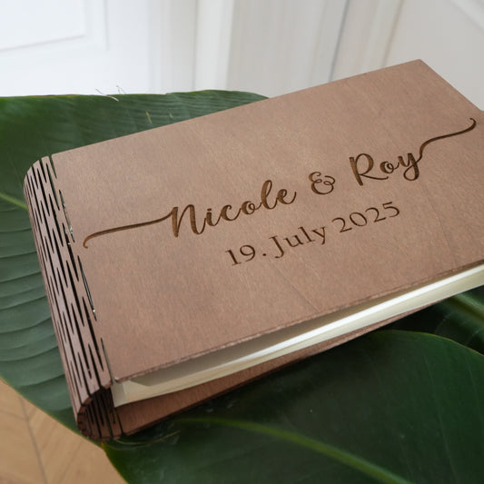 Personalized Wedding Guest Book,Signing Book For  Reception,Wedding Scrapbook,Wedding Keepsake, Bridal Shower Album Gifts