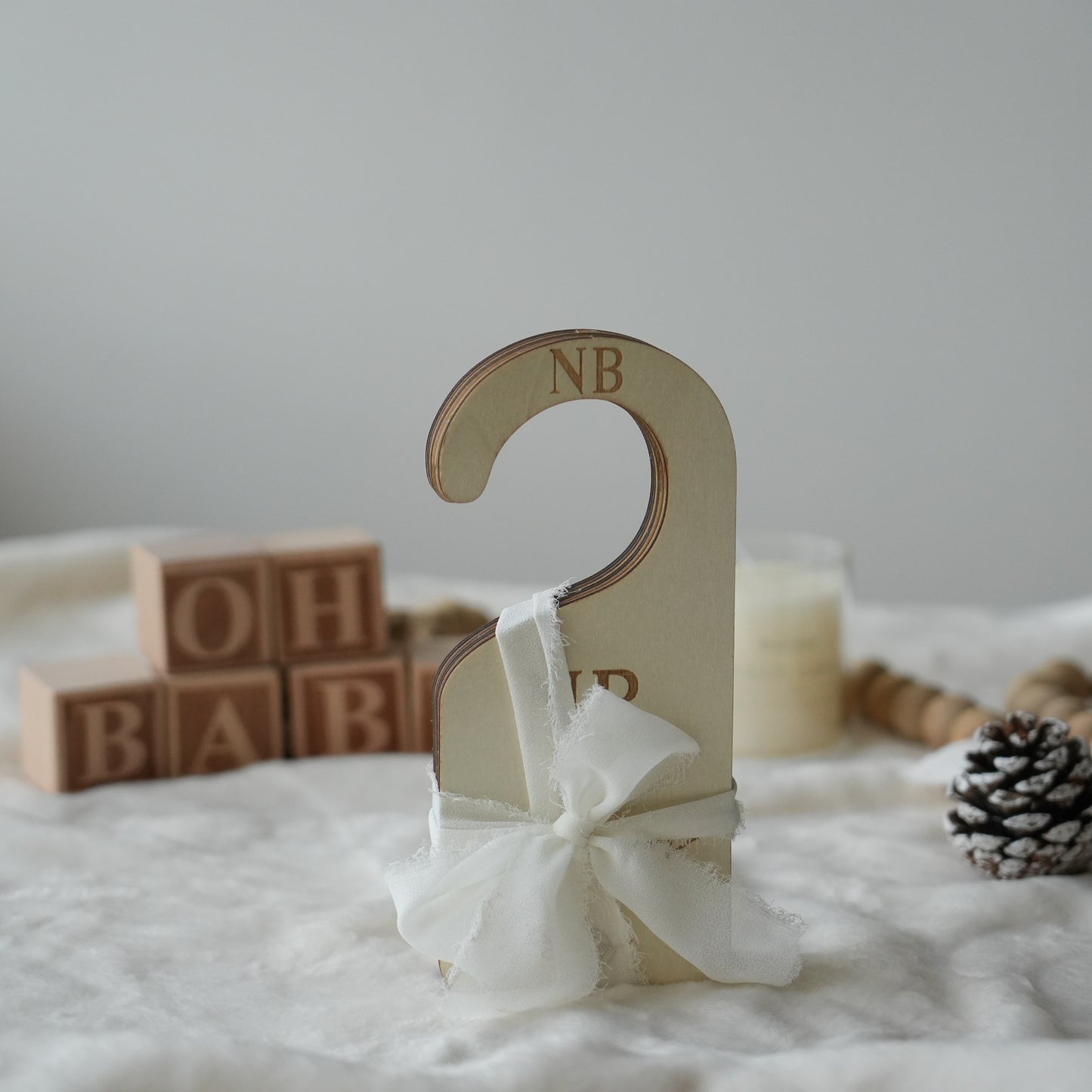 Wooden Baby Nursery Closet Dividers,Baby Shower Gift Ideas,Clothes Size Markers for Babies,Wood Wardrobe Divider