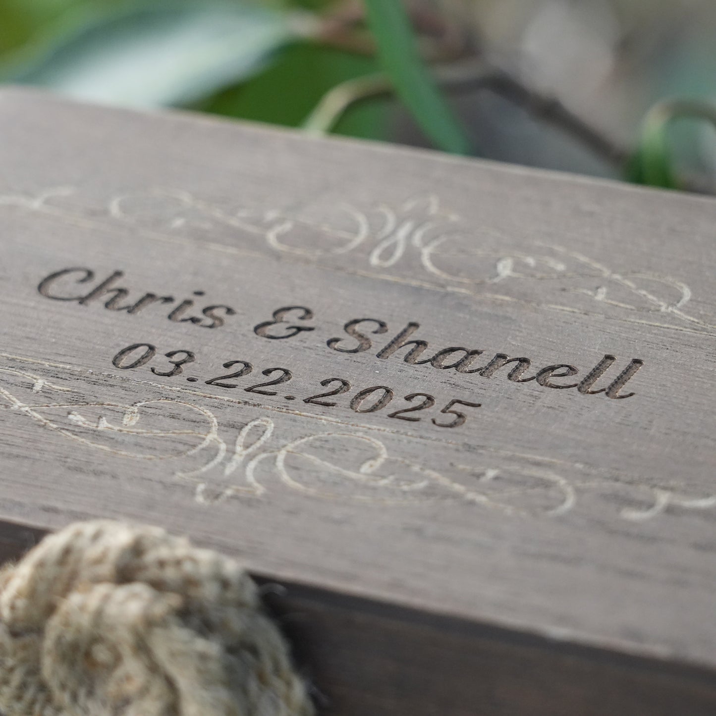 Custom Wooden Ring Box For Wedding Ceremony, Bridal Gift for Her,Proposal Wooden Ring Bearer, Anniversary Gift