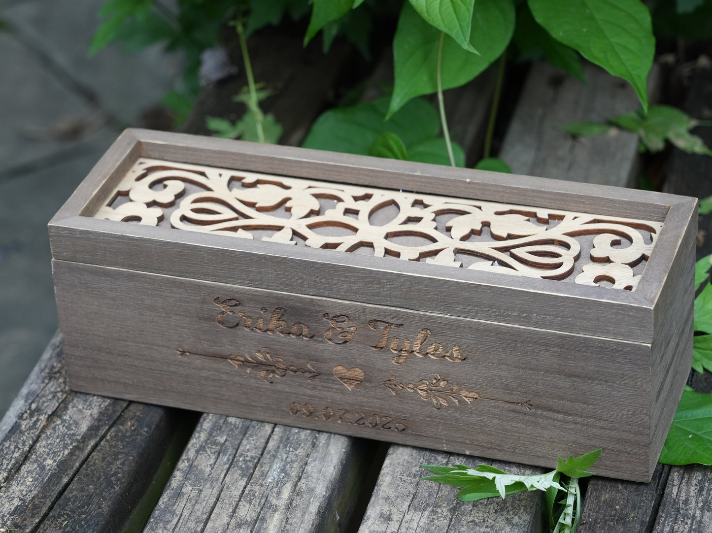 Personalized Wooden Wedding Guest Book With Pen And Box,Wedding Reception Book,Wedding  Keepsake,Engagement And Anniversary Scrapbook