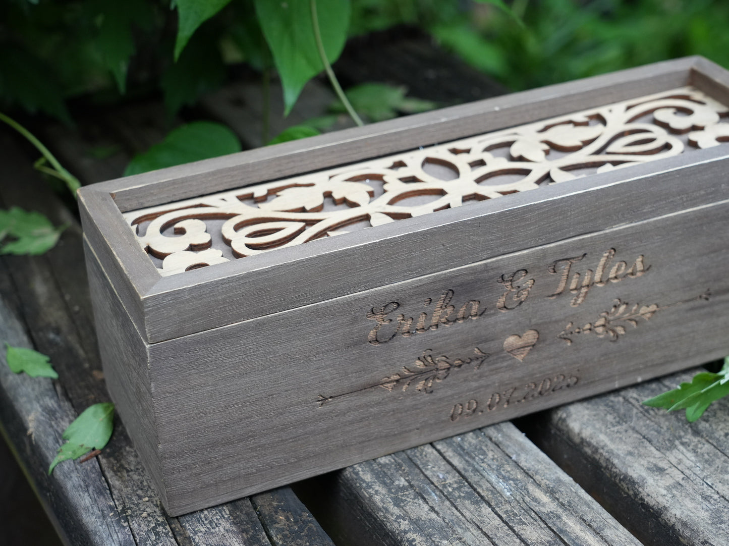 Personalized Wooden Wedding Guest Book With Pen And Box,Wedding Reception Book,Wedding  Keepsake,Engagement And Anniversary Scrapbook