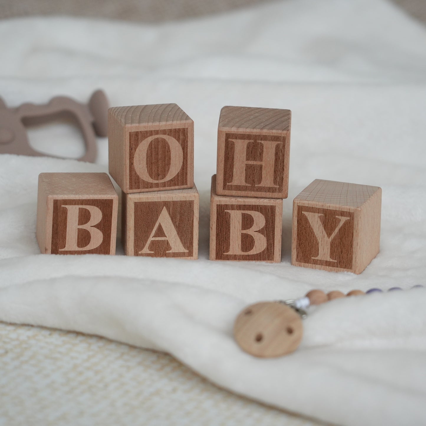 Custom Engraved Wooden Baby Blocks,Blocks For  Decorating,Wooden Toy,Nursery Decor,Unique New  Baby Gift,New Born Baby Shower Gift