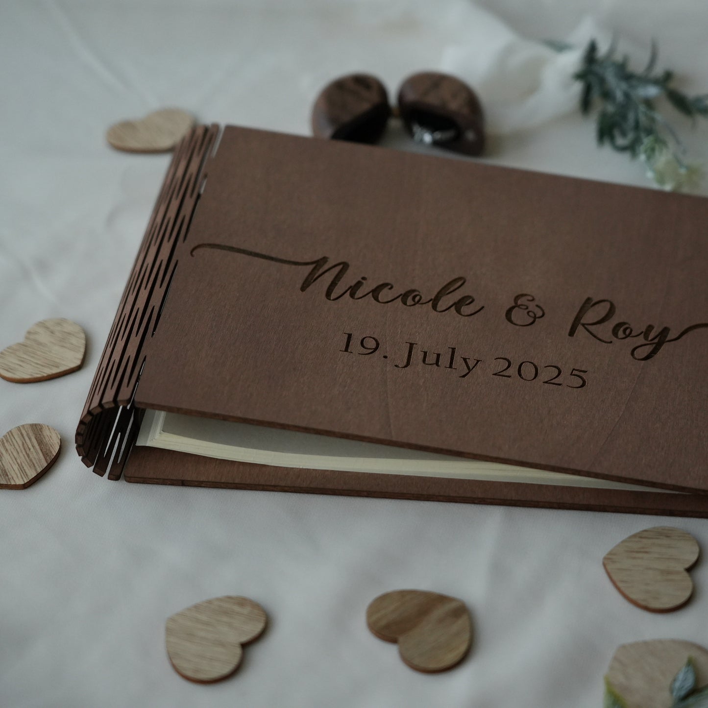 Personalized Wedding Guest Book,Signing Book For  Reception,Wedding Scrapbook,Wedding Keepsake, Bridal Shower Album Gifts
