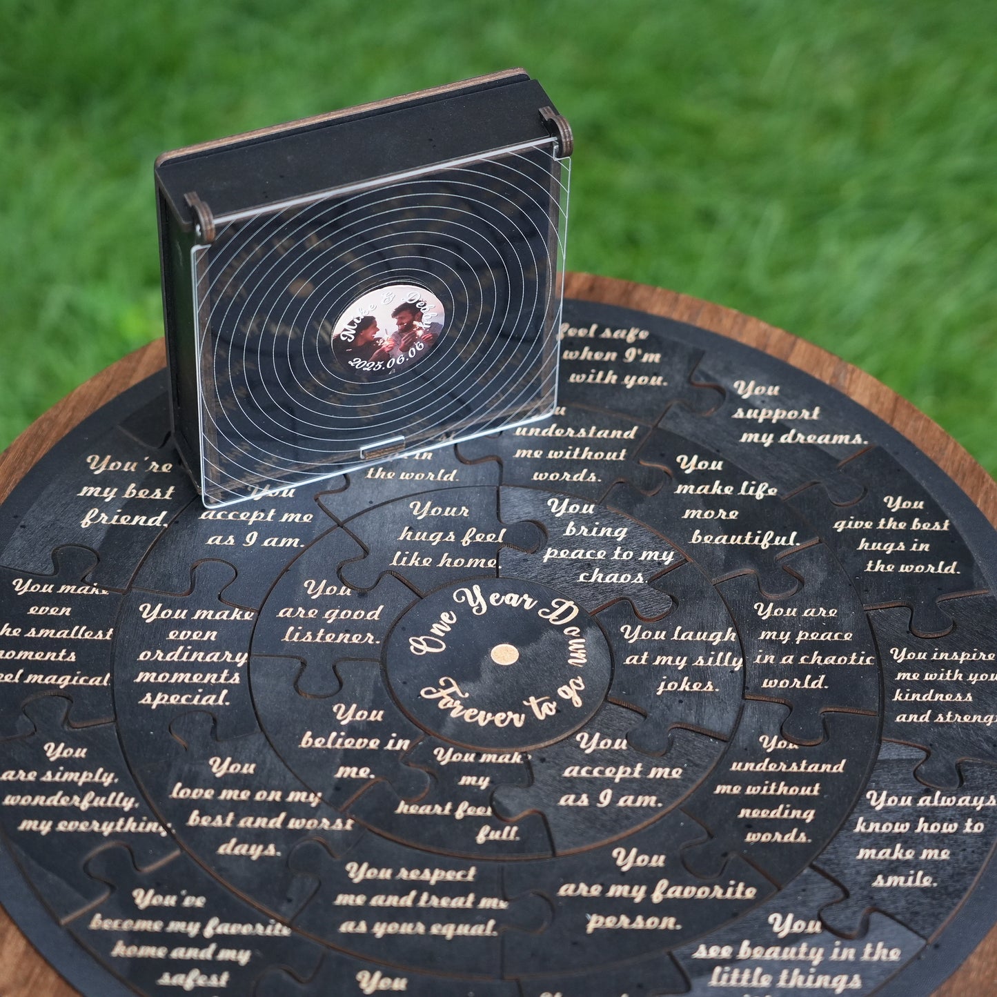 Personalized Reason I Love You Vinyl Puzzle,Sentimental Boyfriend