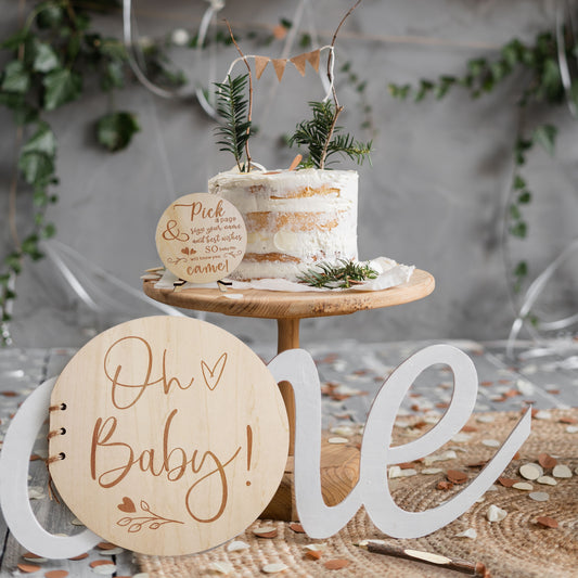 Personalized Baby Shower Guest Book,Wooden Round Guest Book,Gift For Baby Shower,Baby Shower Decor, Mom To Be,Photo Album