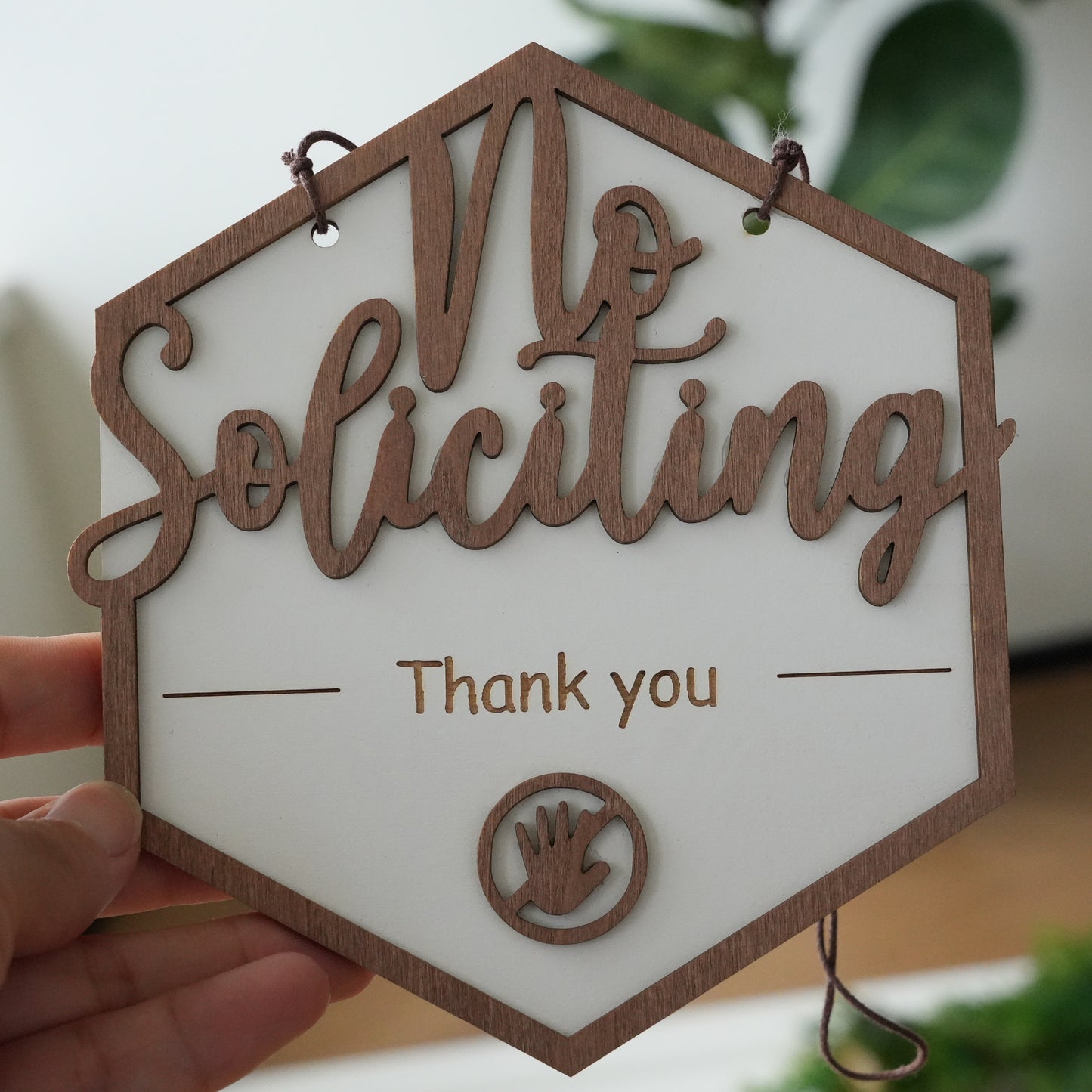 Custom "No Soliciting" Sign,Do Not Ring The Door Bell, Don't Make It Weird,Rustic Wooden Plaque,Do Not  Knock Sign,Front Door Decor