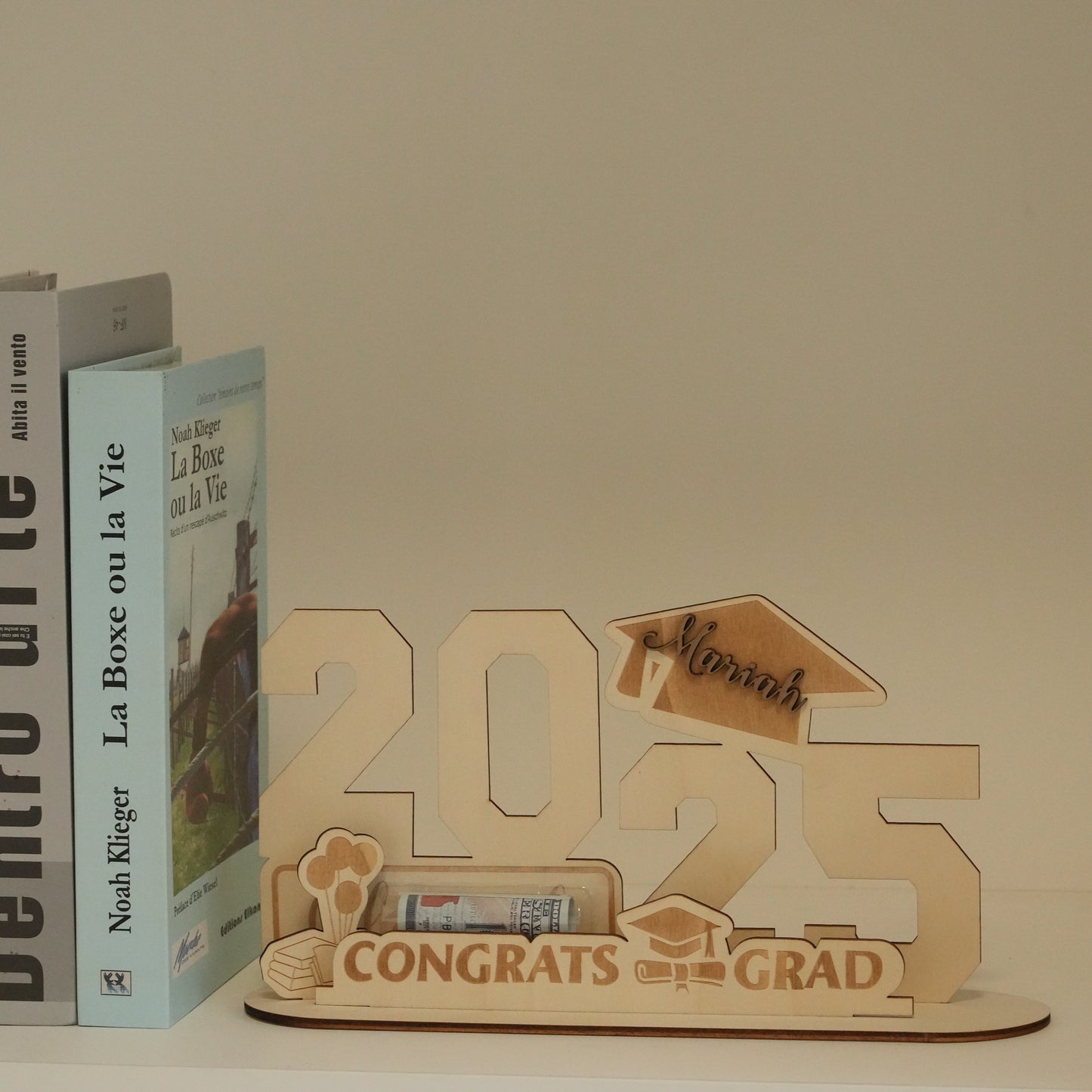 Custom Graduation Standing Sign With Money, Graduation Keepsake,Graduation Table Decor, Memorial Gift,Gift For Students
