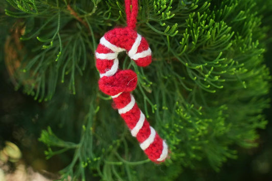 Handmade Crochet Christmas Ornaments,  Festive Xmas Tree Decorations, Rustic Holiday  Home Decor, Handcrafted Christmas Gifts