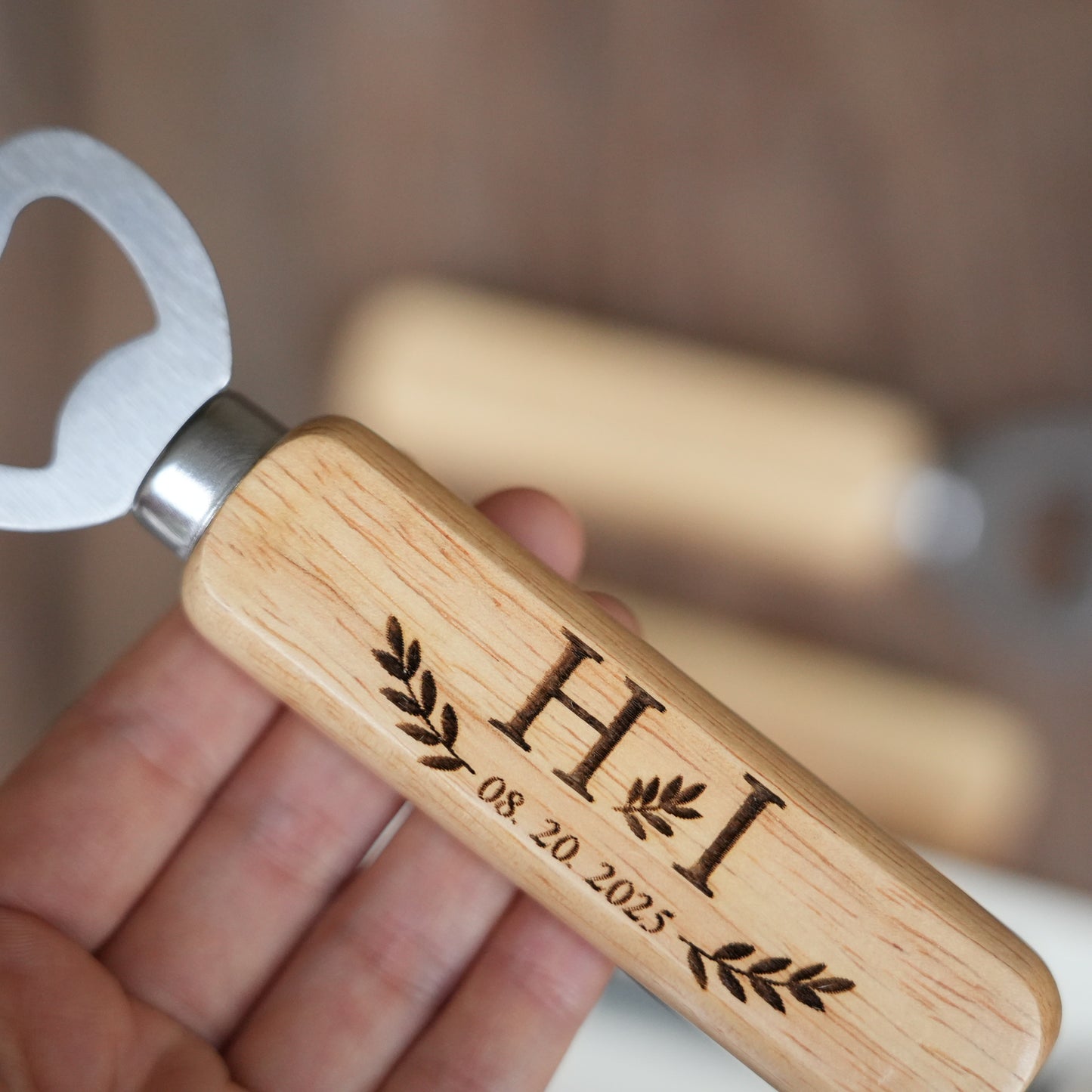 Custom Wooden Bottle Opener,Birthday Christmas  Gift For Him,Father Day Gift,Groomsmen Gift,Wedding  Favor,Gifts for Men