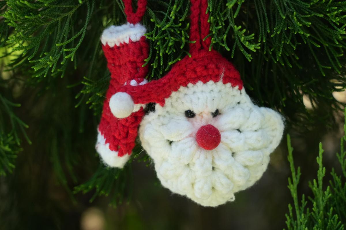 Handmade Crochet Christmas Ornaments,  Festive Xmas Tree Decorations, Rustic Holiday  Home Decor, Handcrafted Christmas Gifts