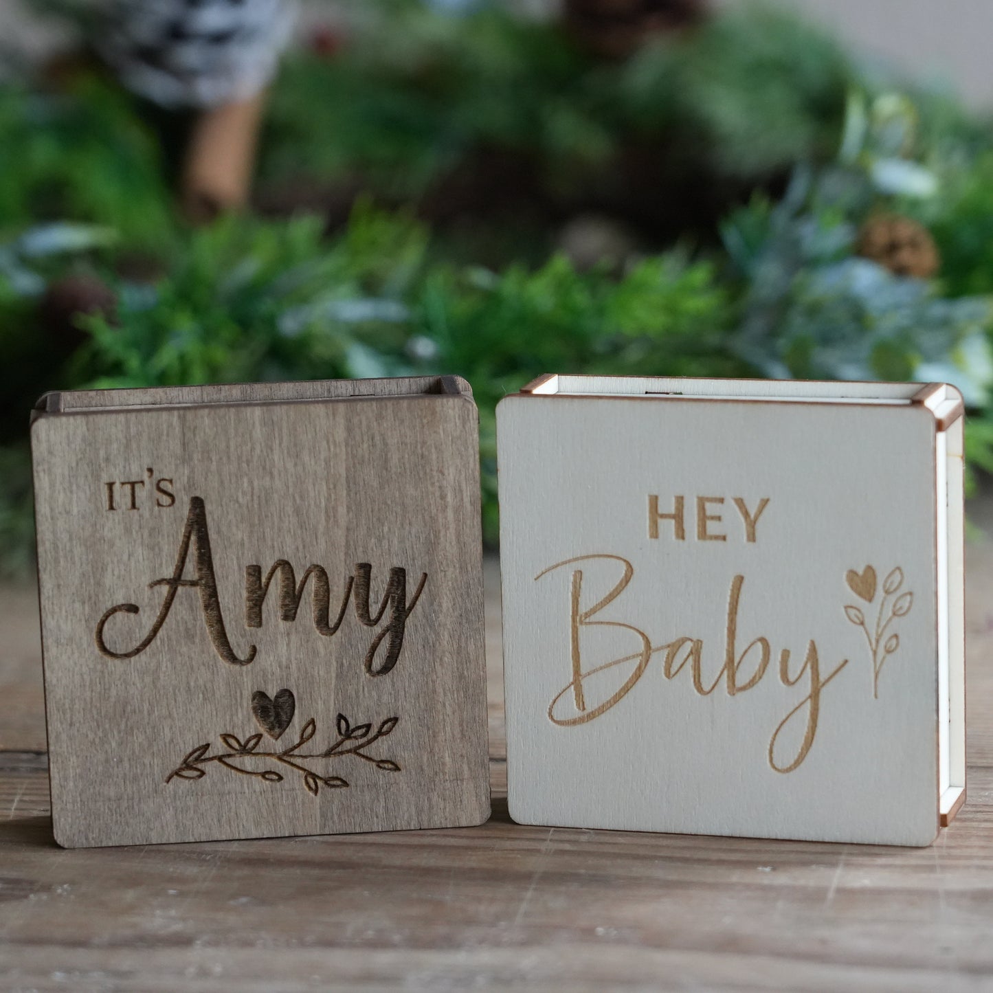 Personalized Baby Decision Coin With Wooden Box And Card,Wooden Coin,Engraved Parent Decision  Flip Coin,Baby Shower Gift