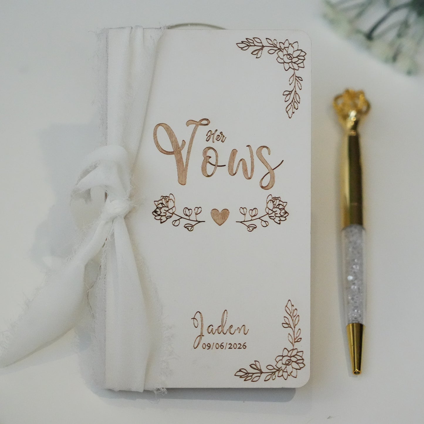 Personalized Wedding Vow Books,His and Her Vow  Books,Booklets for Bride and Groom,Wedding Gift, Wedding Ceremony or Elopement