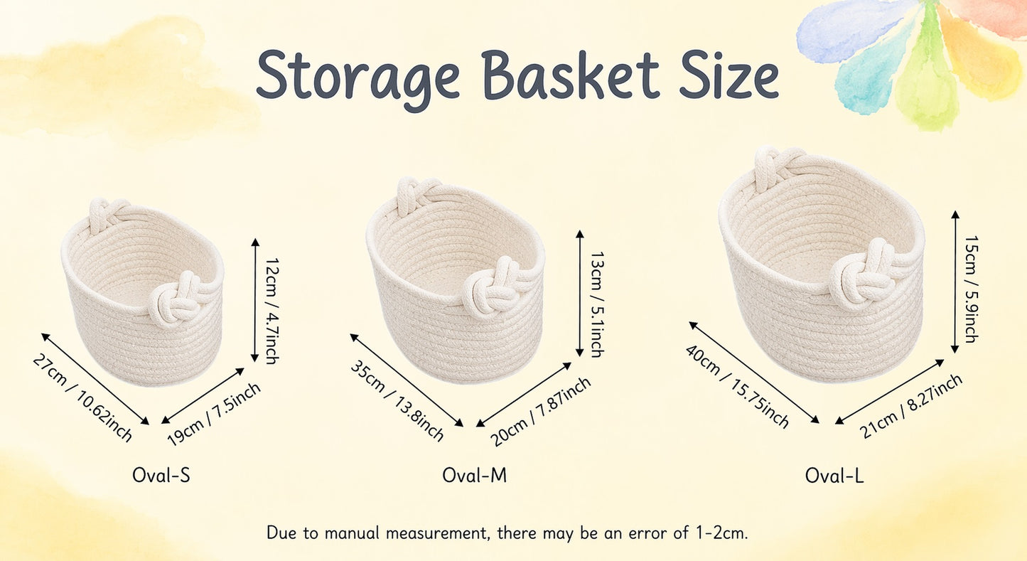 Personalized Rope Baby Storage Basket,  Custom Nursery Organizer Bin, Baby Shower  Gift Basket for Neutral Nursery Decor