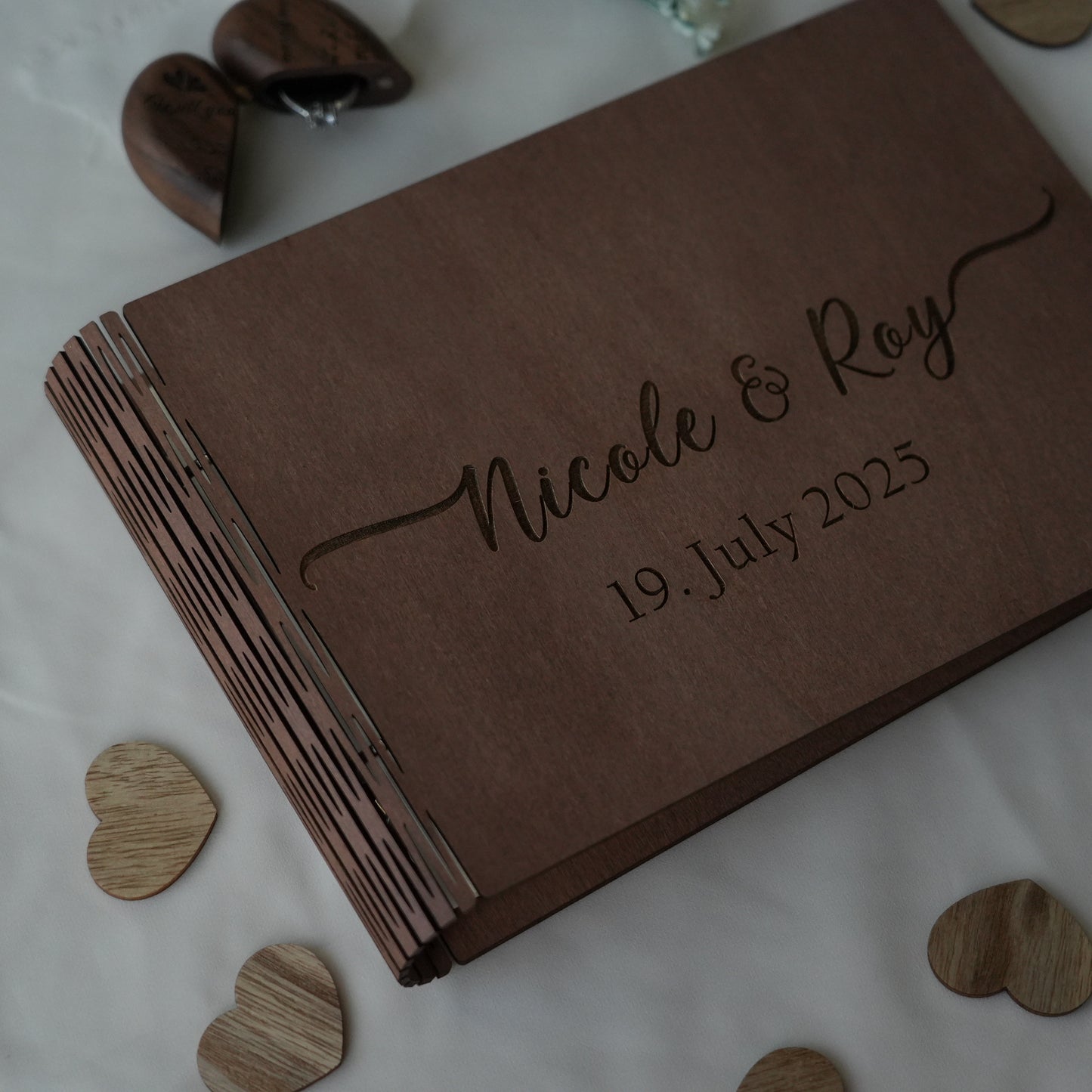 Personalized Wedding Guest Book,Signing Book For  Reception,Wedding Scrapbook,Wedding Keepsake, Bridal Shower Album Gifts