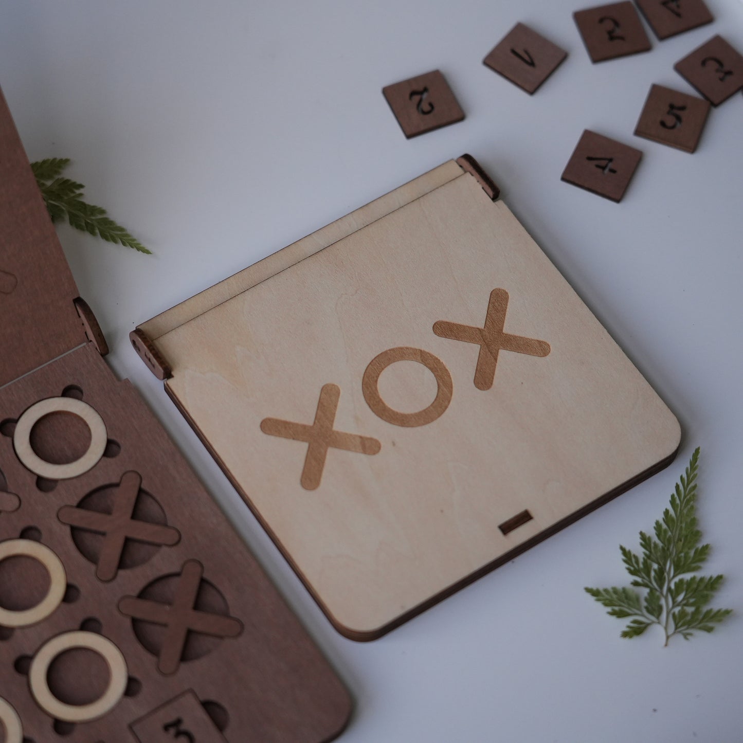 Personalised Table Tic-tac-toe Game,Wooden Table Gift,Laser Cut Tic-tac-toe Game,Unique Christmas Favours,Guest Gift,Gift For Friend
