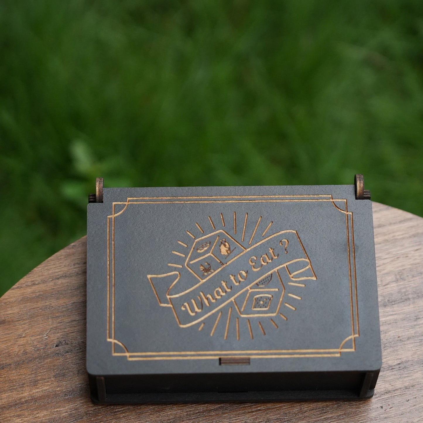 Personalized Decision Dice Set With Box,WoodenDice With Box,What To Eat Dice,Couples Dinner Idea Dice,12 Food Options Dice&;