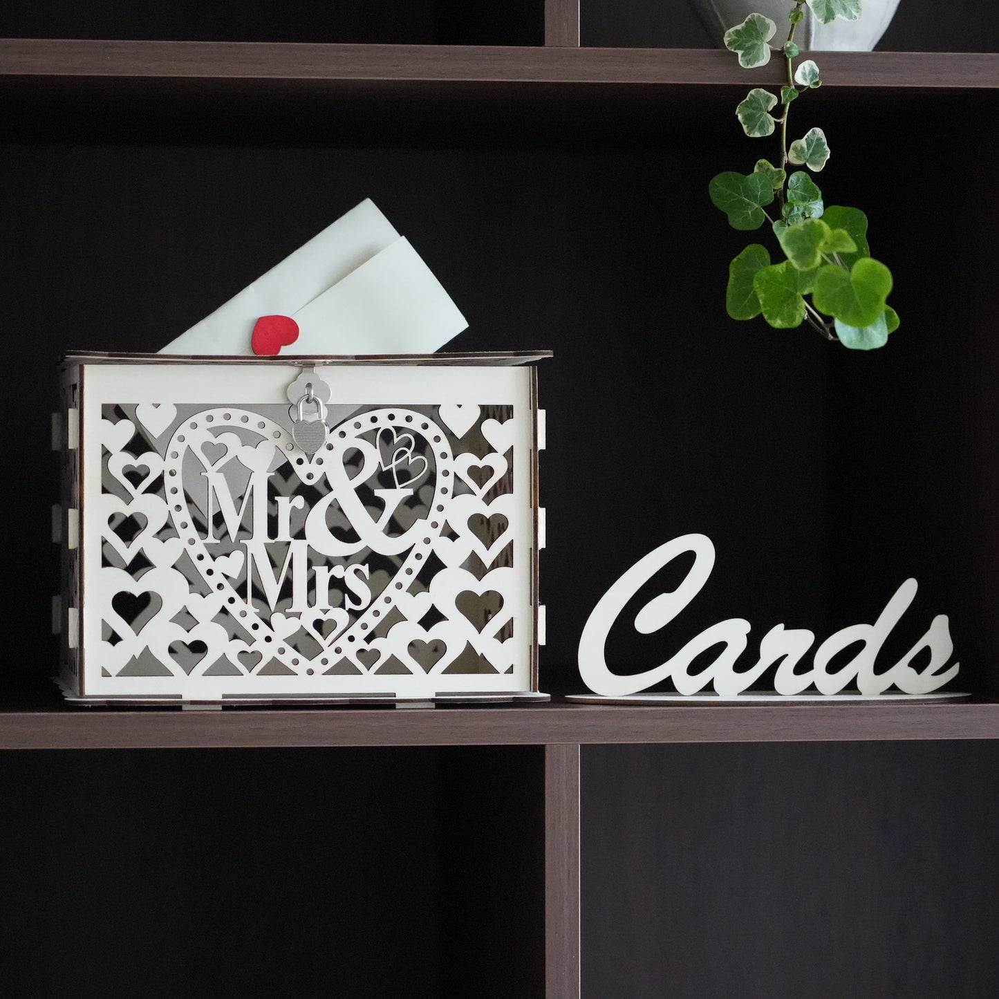 Wooden Wedding Card And Wedding Gift Money Box, Engraved Wooden Advice Box For Couple,Rustic  Wooden Cards & Gifts Keepsake