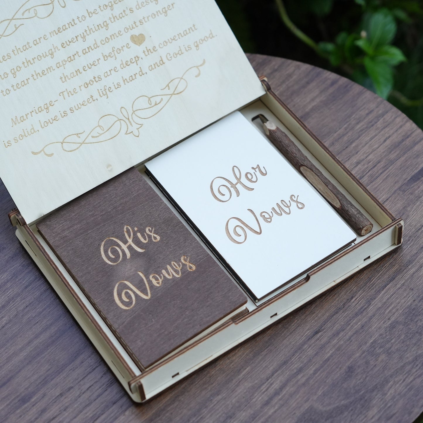 Custom Wedding Vow Books,Unique His And Her Vow  Books,Wedding Keepsake,Romantic Ceremony Gift, Engagement Celebration Book