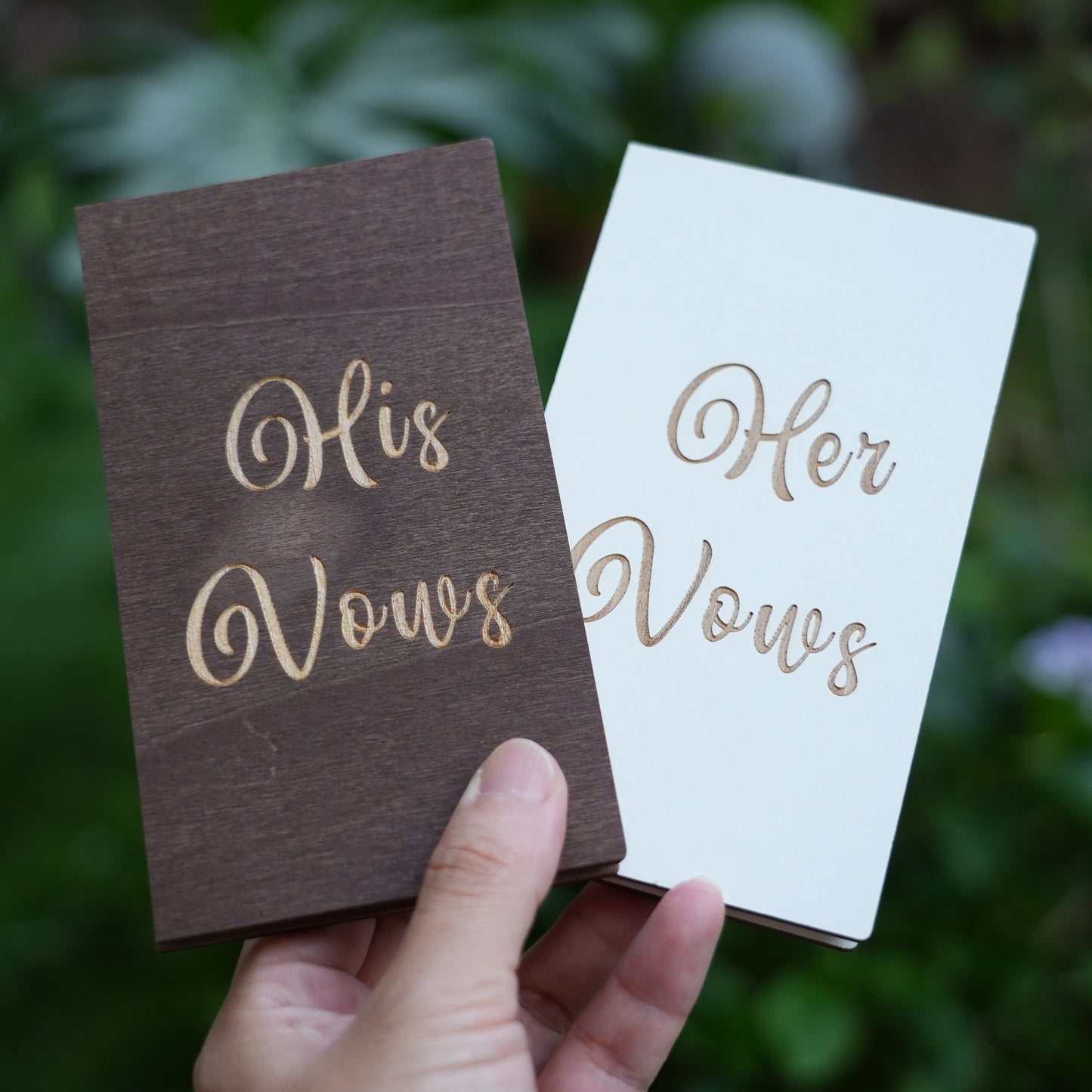 Custom Wedding Vow Books,Unique His And Her Vow  Books,Wedding Keepsake,Romantic Ceremony Gift, Engagement Celebration Book