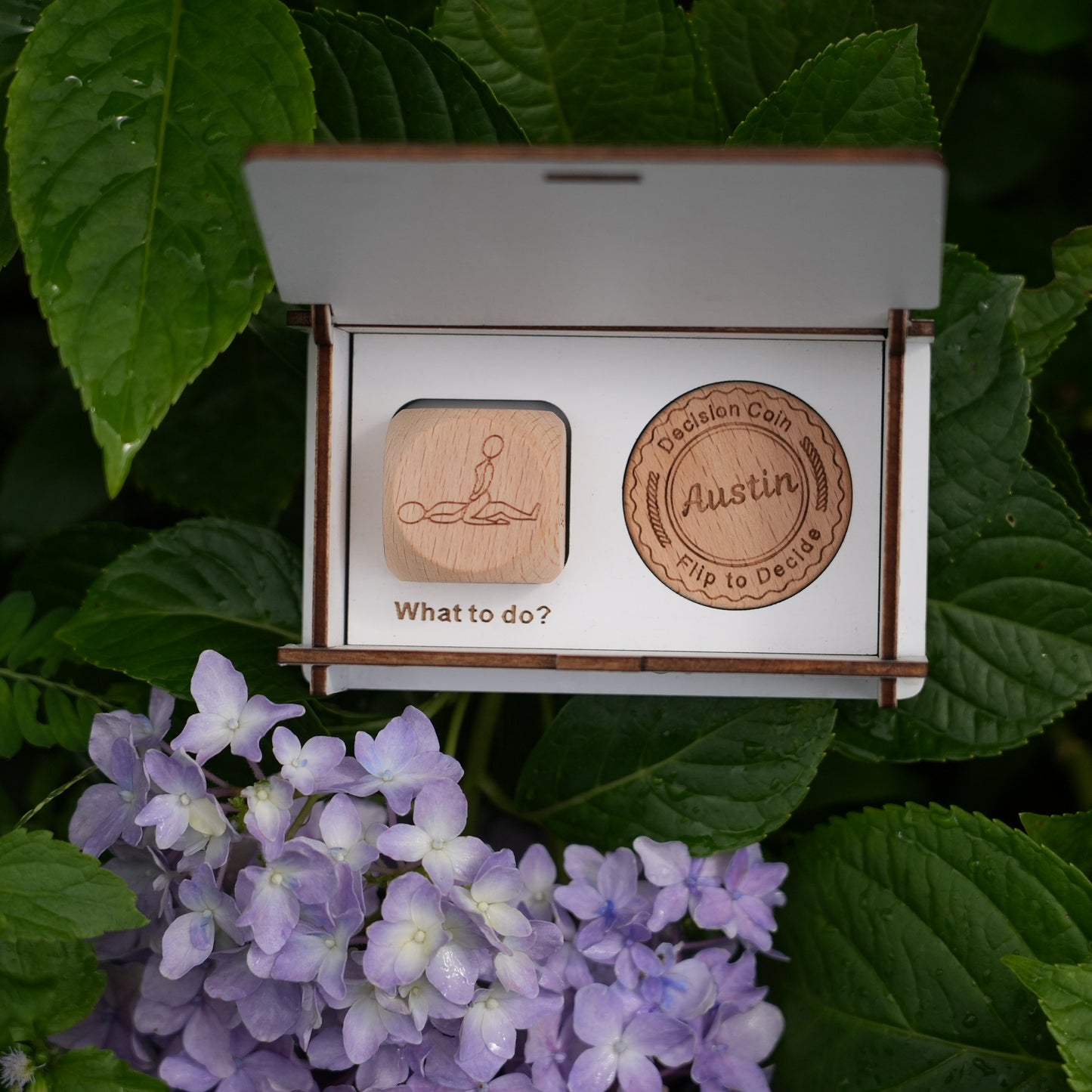 Custom Sex Dice With Wooden Box,Couple Gift,  Sex Gift,Romantic Gift,Date Night Dice,Christmas  Gift for Him or Her,Valentine's Day Gift