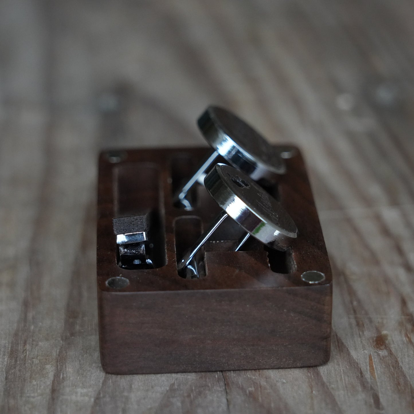 Personalized Suit Cufflink & Tie Clip Set With Box, Wedding Suit And Tie Accessories, Tie Clip Groomsmen  Gift,Best Man Gift,Husband Gift