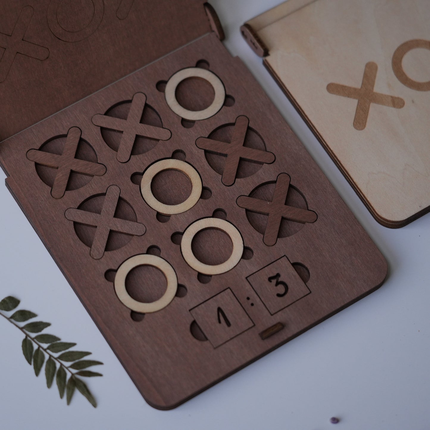 Personalised Table Tic-tac-toe Game,Wooden Table Gift,Laser Cut Tic-tac-toe Game,Unique Christmas Favours,Guest Gift,Gift For Friend