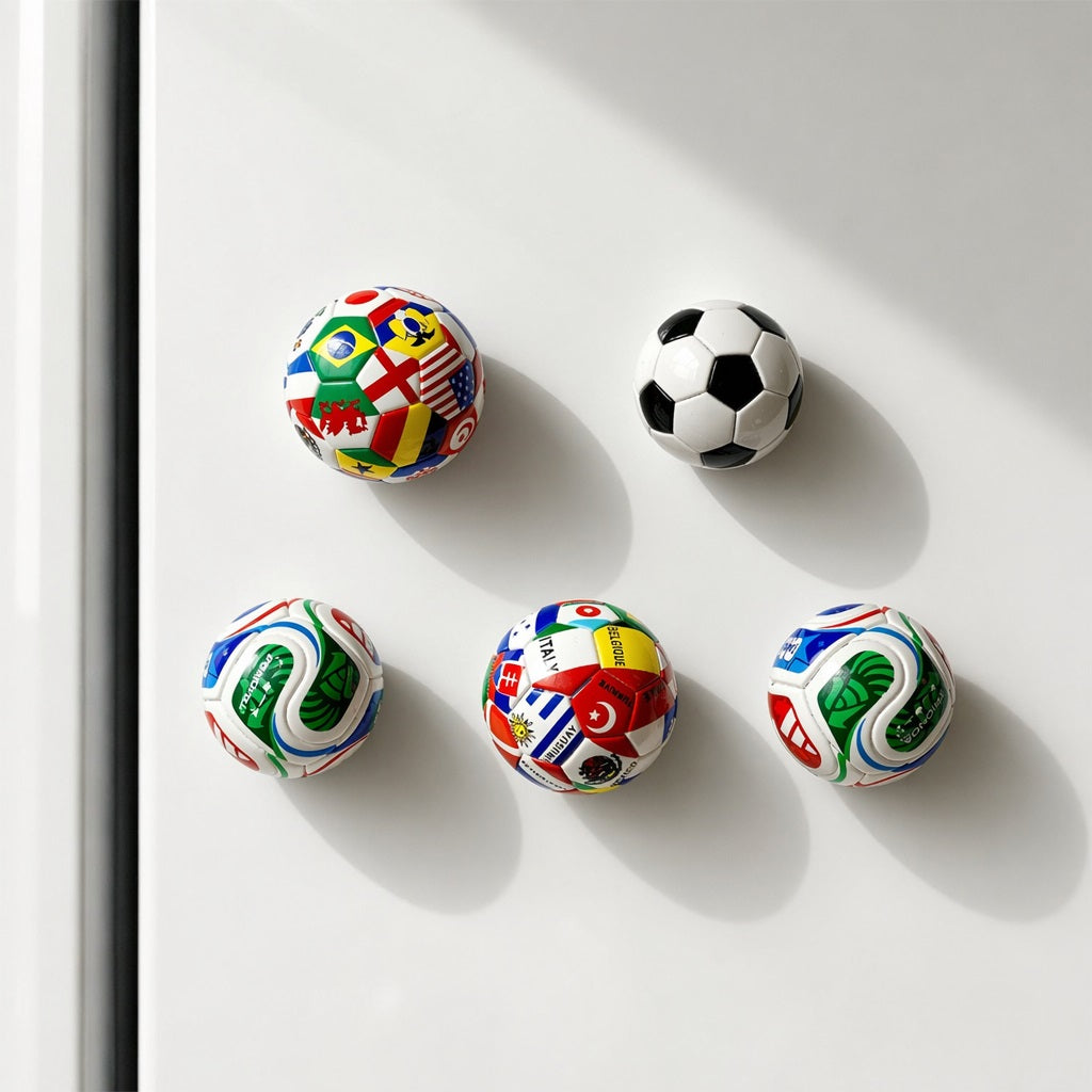 2026 World Cup Soccer Fridge Magnet, US  Canada Mexico Host Country Flags, Football  Tournament Fan Collectible Souvenir Magnet