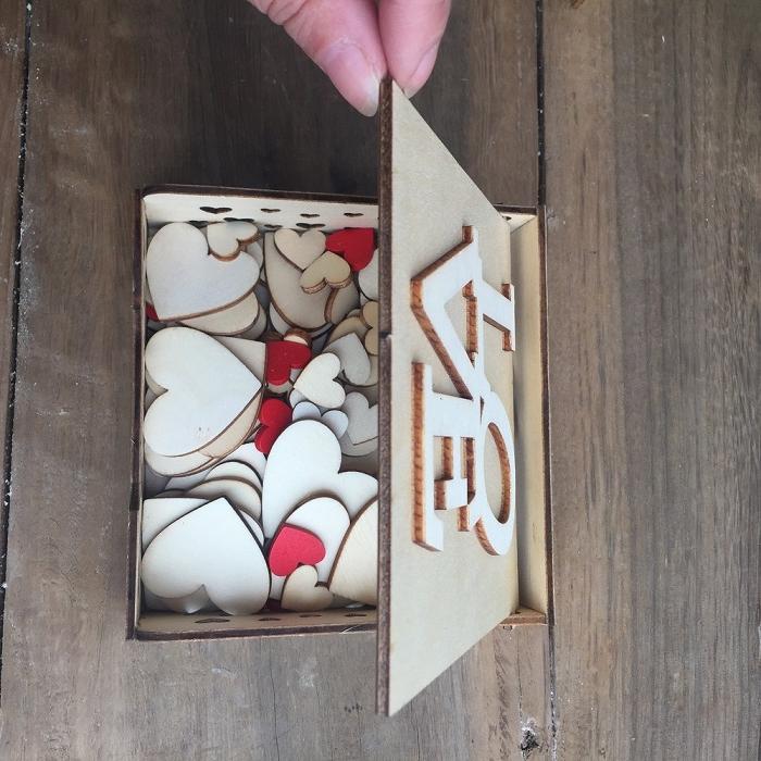Wooden wedding book, Hearts, Unique Wedding Guest Book,  Wedding Decoration, Rustic wedding