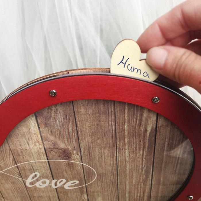 Wooden wedding book, Hearts, Unique Wedding Guest Book,  Wedding Decoration, Rustic wedding